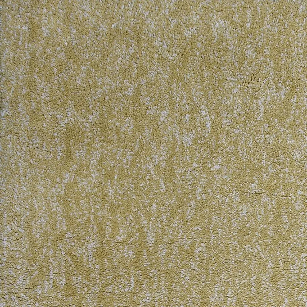 9' X 13' Yellow Shag Hand Woven Area Rug  Warm Home View