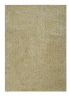 9' X 13' Yellow Shag Hand Woven Area Rug  Warm Home View