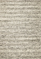 9' X 13' Wool Striped Hand Woven Area Rug  Warm Home View