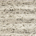 9' X 13' Wool Striped Hand Woven Area Rug  Warm Home View