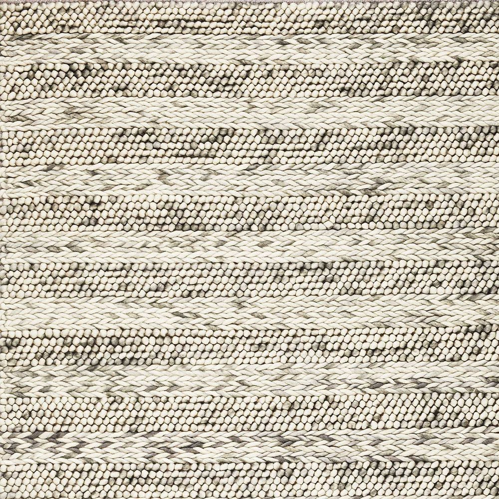 9' X 13' Wool Striped Hand Woven Area Rug  Warm Home View