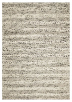 9' X 13' Wool Striped Hand Woven Area Rug  Warm Home View
