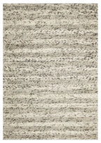9' X 13' Wool Striped Hand Woven Area Rug  Warm Home View