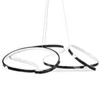 Suzhou LED Adjustable Chandelier // Chrome Finish  Warm Home View