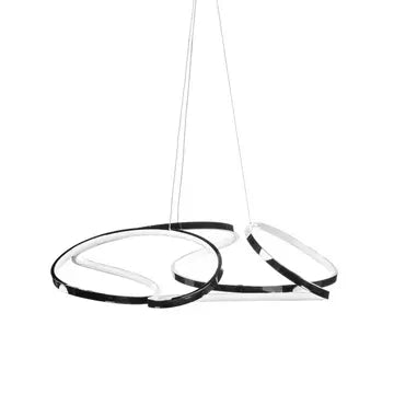 Suzhou LED Adjustable Chandelier // Chrome Finish  Warm Home View