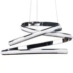 Oslo LED Adjustable Chandelier // Chrome  Warm Home View
