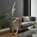 Amsterdam LED Sandy Gold  63-Inch Floor Lamp - Dimmable  Warm Home View