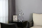 Amsterdam Chrome Table Lamp - LED Strip & Touch Dimmer  Warm Home View