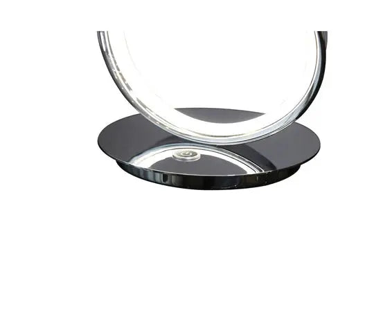 Amsterdam Chrome Table Lamp - LED Strip & Touch Dimmer  Warm Home View