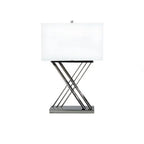 Chrome X Table Lamp // 1 Light  Warm Home View