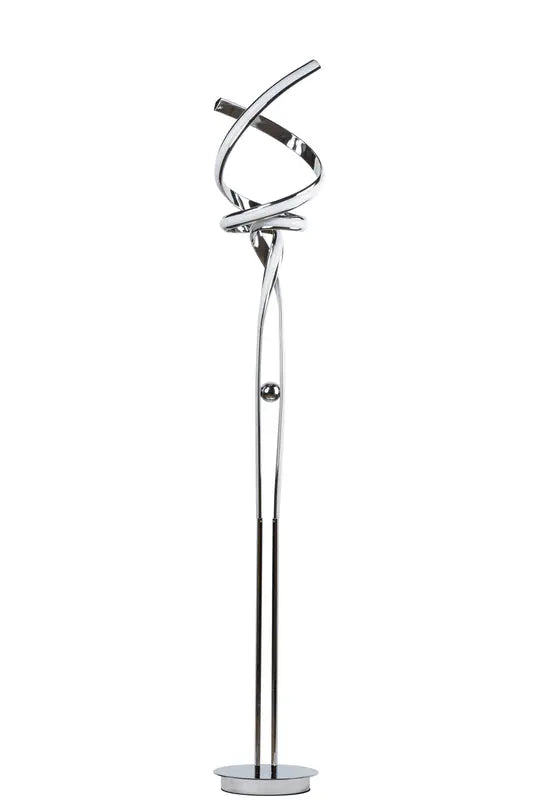 Munich LED Chrome 63" Floor Lamp // Dimmable  Warm Home View