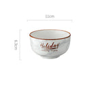 Creative Ceramic Dinnerware Set in Nordic Style  Warm Home View