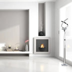 Munich LED Chrome 63" Floor Lamp // Dimmable  Warm Home View