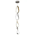 Prague Vertical Chandelier // Gold & Chrome  Warm Home View