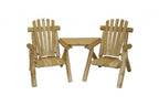 72" X 36" X 39"  Natural Wood Visa-Tete  Warm Home View