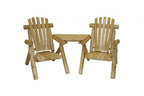 72" X 36" X 39"  Natural Wood Visa-Tete  Warm Home View