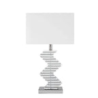 Crystal Two Tone Paved Table Lamp // 1 Light  Warm Home View