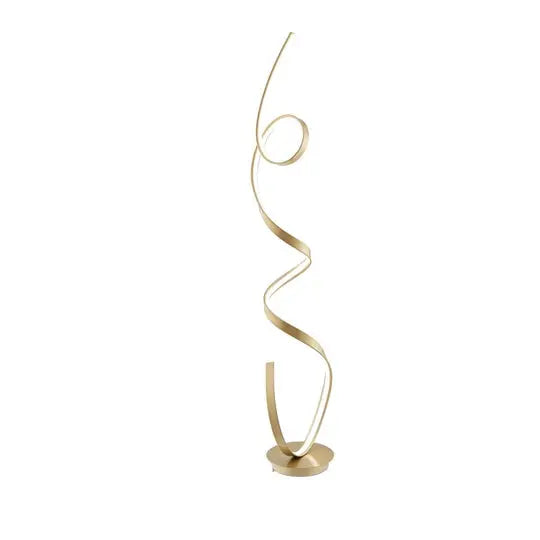 Amsterdam LED Sandy Gold  63-Inch Floor Lamp - Dimmable  Warm Home View