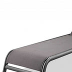Set of Two 23" Taupe Metal Outdoor Chaise Lounge  Warm Home View