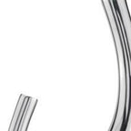 Set of Two Silver Aluminum Squiggly Vases  Warm Home View