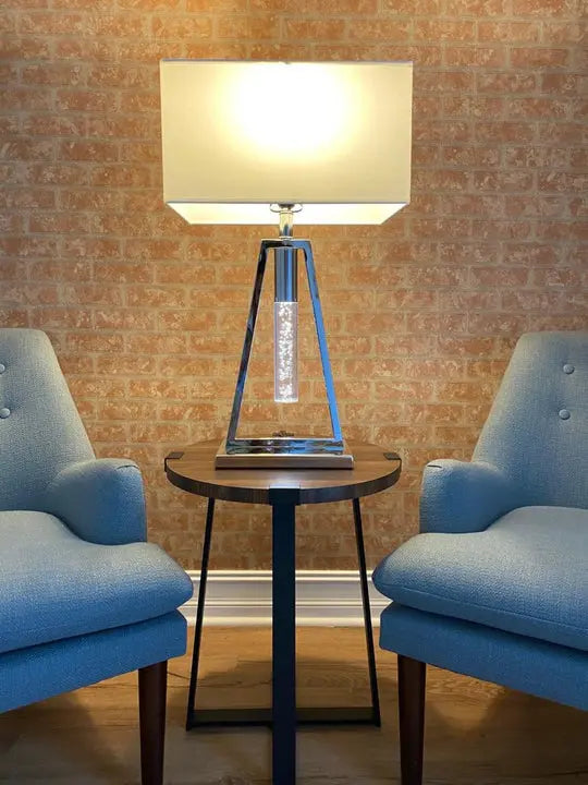 Table Lamp Night Light With Crystal tube  Warm Home View