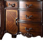 71" Solid Wood Five Drawer Dresser  Warm Home View