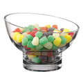 7" Clear Mouth Blown Slant Edge Glass Candy Bowl  Warm Home View