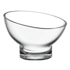 7" Clear Mouth Blown Slant Edge Glass Candy Bowl  Warm Home View