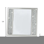 5" x 7" Silver Crystal Tabletop Picture Frame  Warm Home View