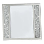 5" x 7" Silver Crystal Tabletop Picture Frame  Warm Home View