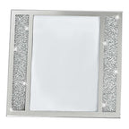 5" x 7" Silver Crystal Tabletop Picture Frame  Warm Home View