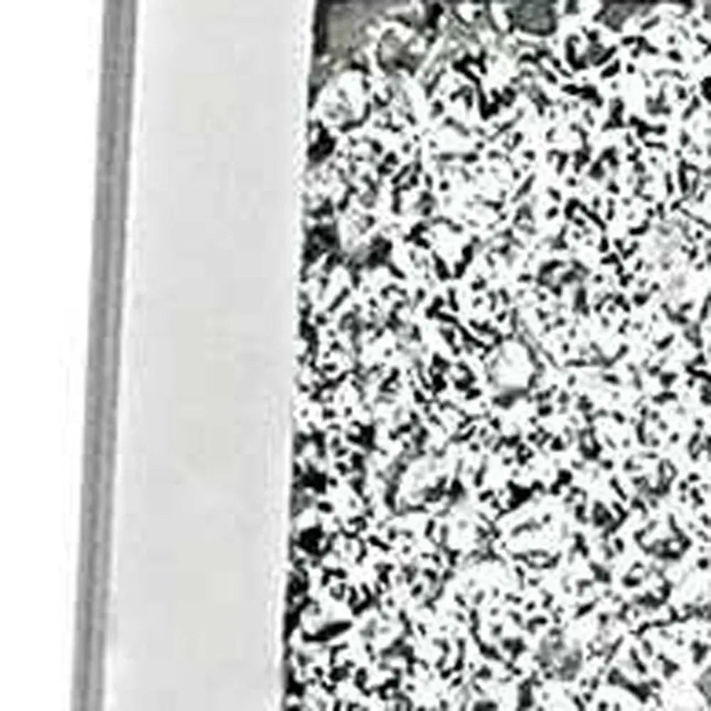 5" x 7" Silver Crystal Tabletop Picture Frame  Warm Home View