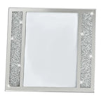 5" x 7" Silver Crystal Tabletop Picture Frame  Warm Home View