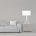 Sparkling Crystal & Chrome Table Lamp // 2 Light  Warm Home View