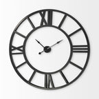 54" Round Xl Industrial Style Wall Clock With Open Face Desing  Warm Home View