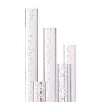 Acrylic Cylinder Dimmable Table Lamp, 5 Light Chrome  Warm Home View
