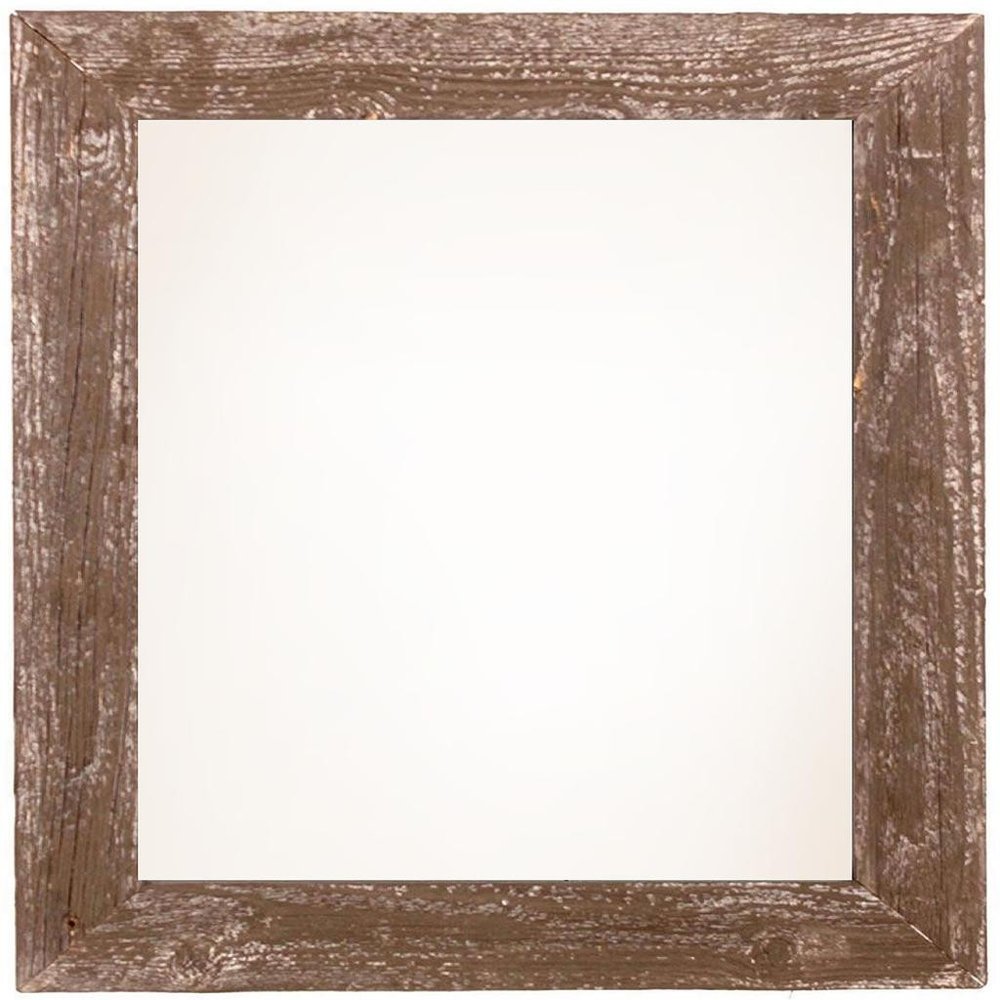 6" x 6" Brown Solid Wood Tabletop Picture Frame  Warm Home View