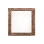6" x 6" Brown Solid Wood Tabletop Picture Frame  Warm Home View