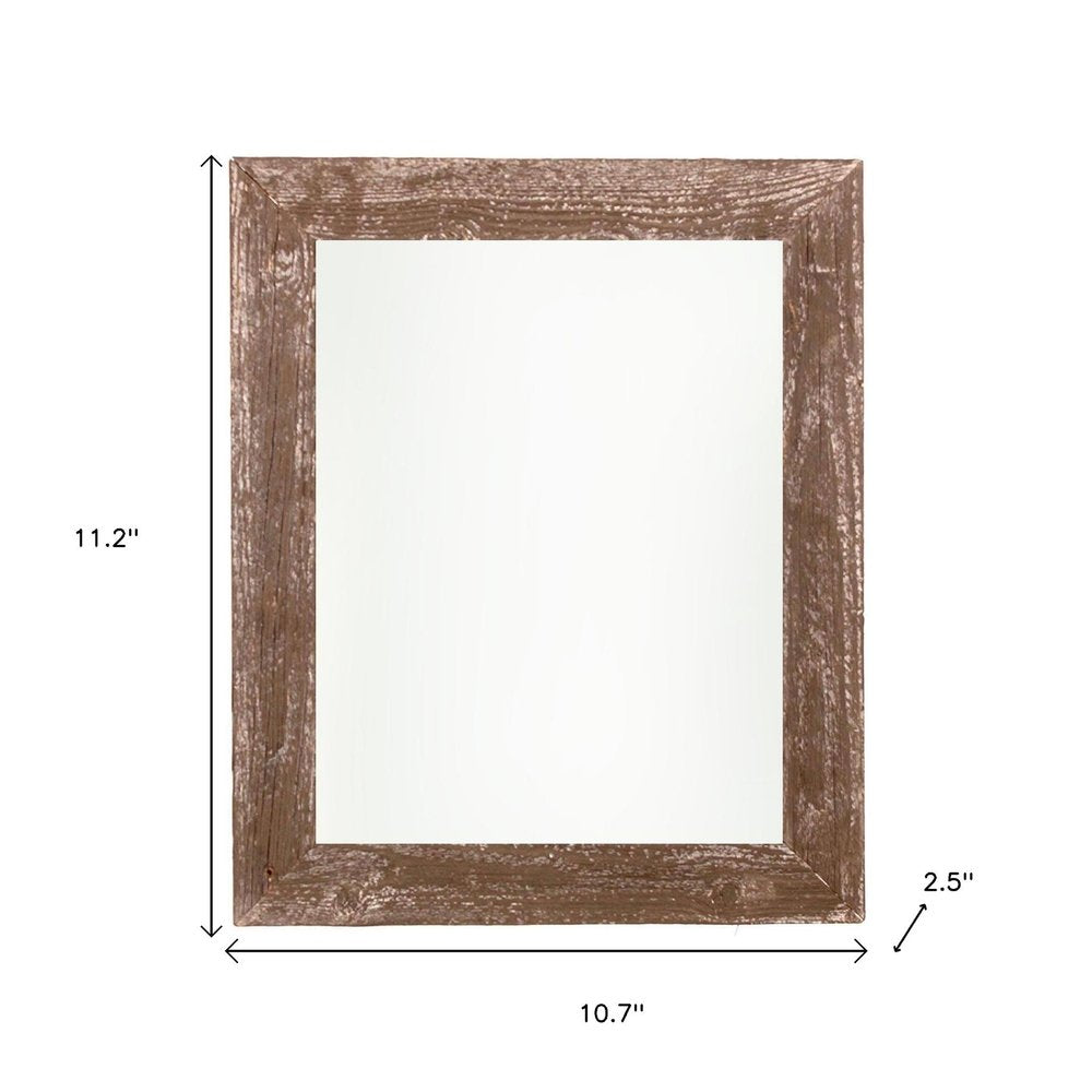 8" x 8" Gray Reclaimed Wood Tabletop Picture Frame  Warm Home View