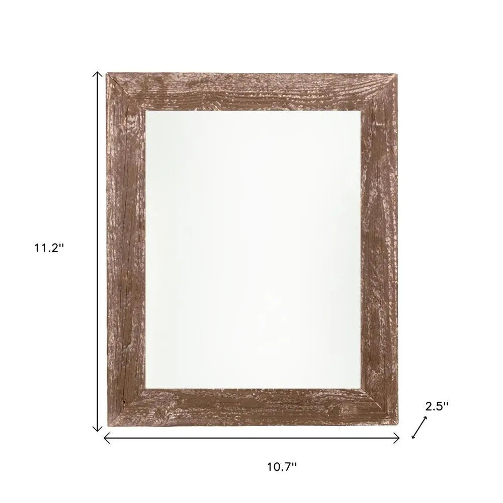8" x 8" Gray Reclaimed Wood Tabletop Picture Frame  Warm Home View