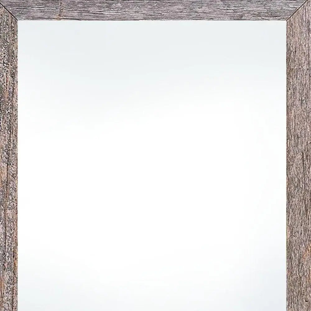 5" x 7" Gray Solid Wood Tabletop Picture Frame  Warm Home View