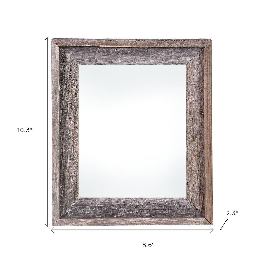 5" x 7" Gray Solid Wood Tabletop Picture Frame  Warm Home View
