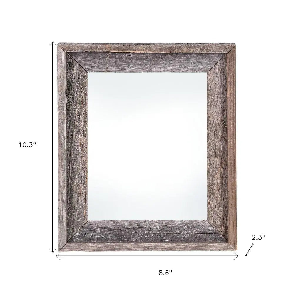 5" x 7" Gray Solid Wood Tabletop Picture Frame  Warm Home View
