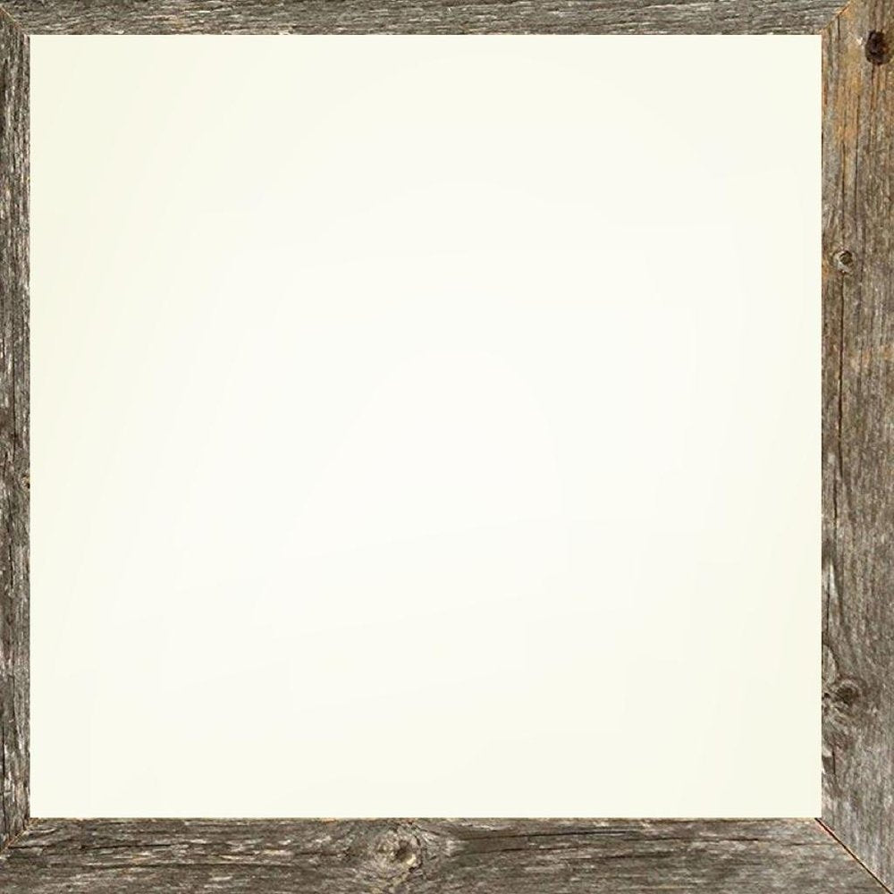 6" x 6" Gray Solid Wood Tabletop Picture Frame  Warm Home View