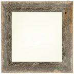 6" x 6" Gray Solid Wood Tabletop Picture Frame  Warm Home View