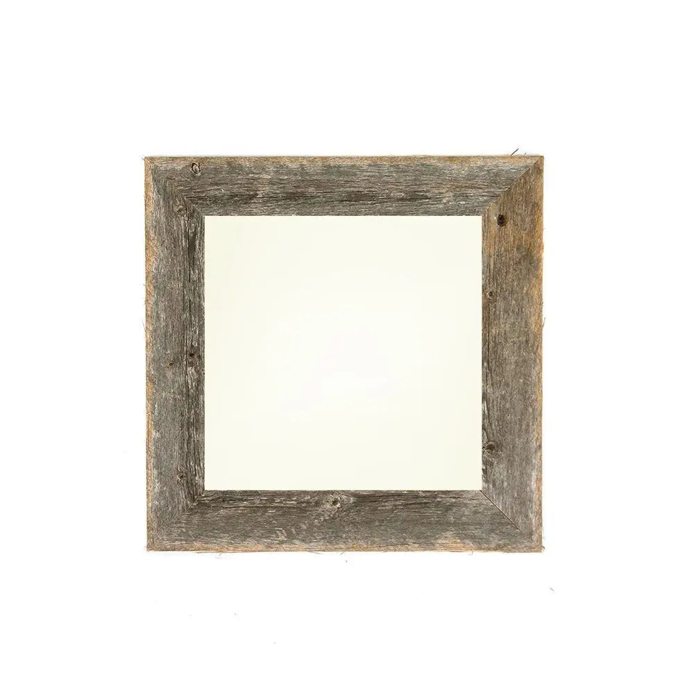 6" x 6" Gray Solid Wood Tabletop Picture Frame  Warm Home View