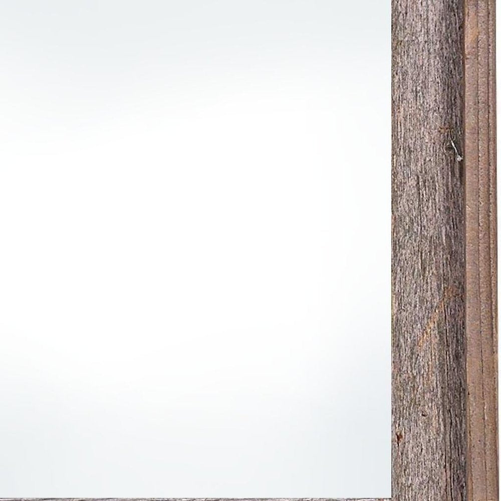 8.5" x 11" Gray Solid Wood Tabletop Picture Frame  Warm Home View
