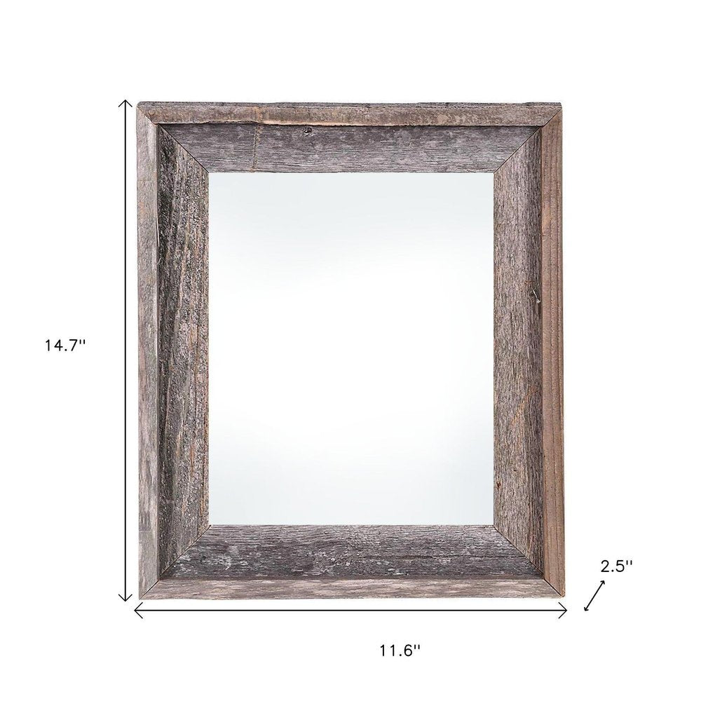 8.5" x 11" Gray Solid Wood Tabletop Picture Frame  Warm Home View
