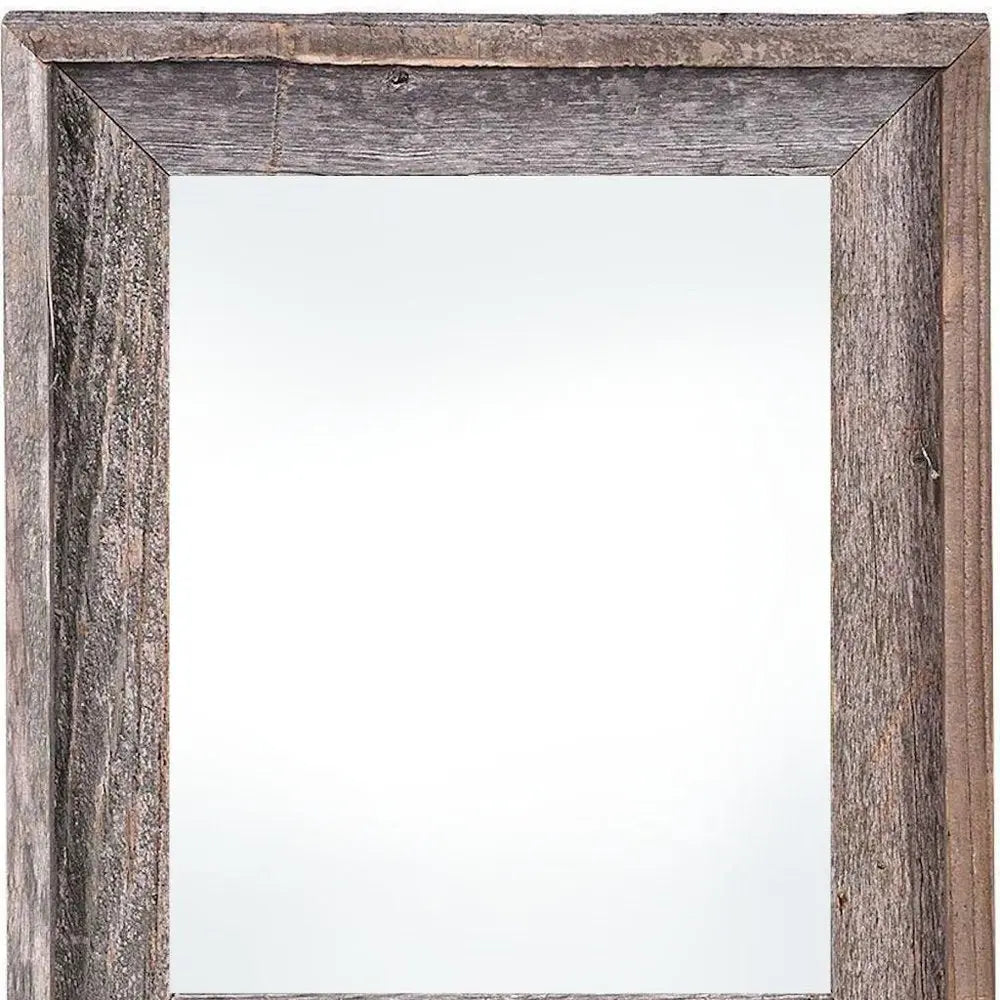 8.5" x 11" Gray Solid Wood Tabletop Picture Frame  Warm Home View