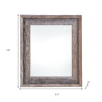 8" x 10" Gray Solid Wood Tabletop Picture Frame  Warm Home View